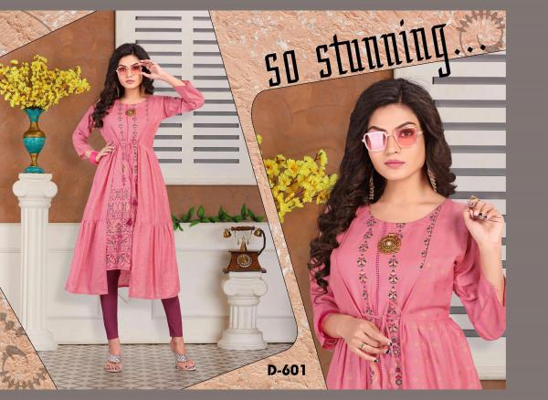 Tamaana Fancy Rayon Long Kurti 